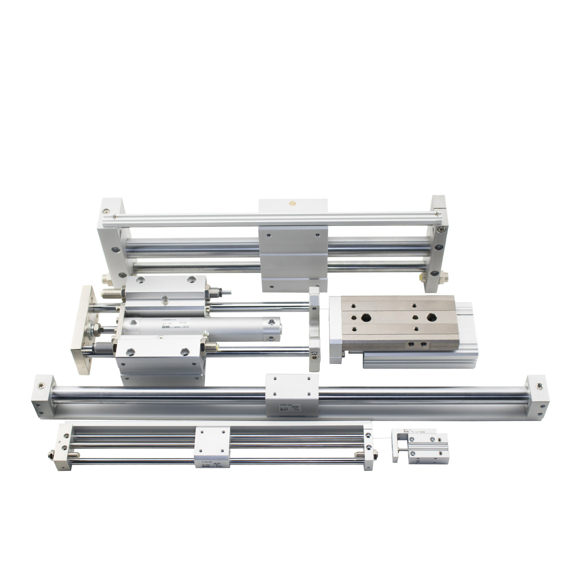 Rod-Less Cylinder Guide Cylinder Pneumatic Slide
