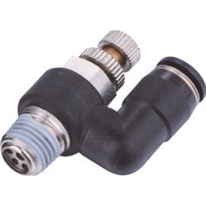 SS-R Speed Controller Push-in Tube Fitting