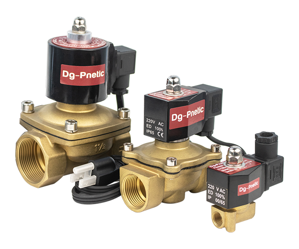 2W Series Brass electric water solenoid valve