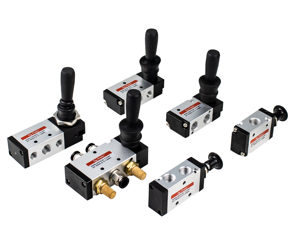 3 ways 5 ways push-pull mechanical valve