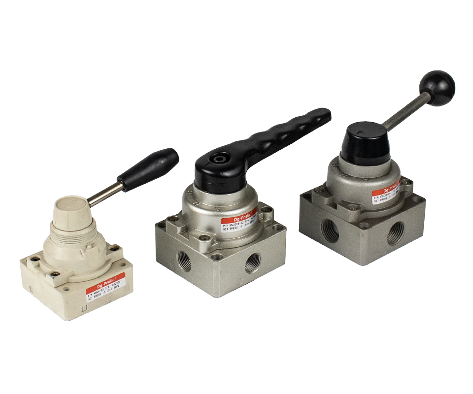 HV Manual rotary lever valve
