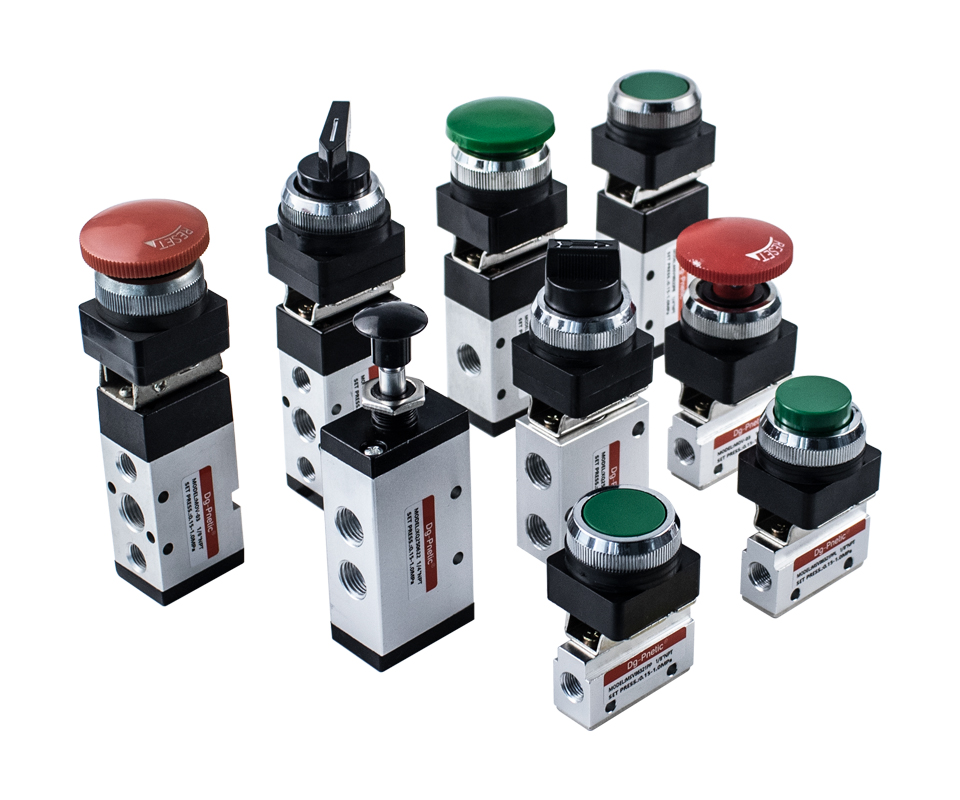 Pneumatic Push-Button Valves